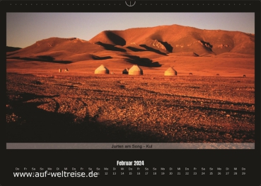 Kalender Kirgisien 2024